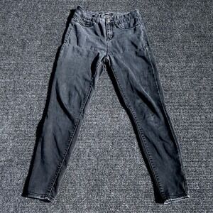 Jordache High Rise Skinny Jeans Black Wash Denim Comfort Stretch‎ Size 4